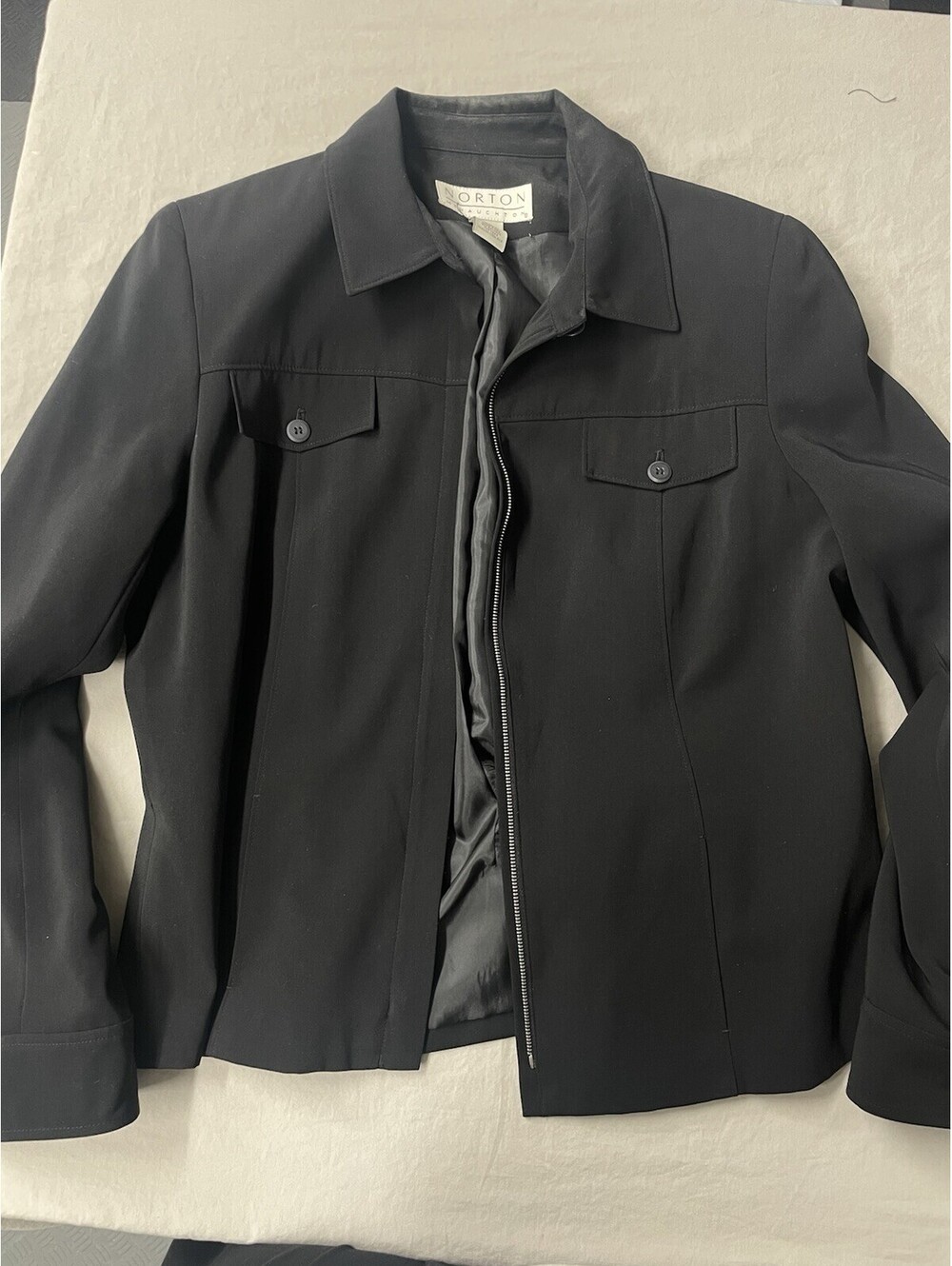 vintage norton mcnaughton Zipper Jacket Size 10